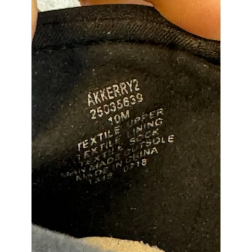 AK Anne Klein Sport Kerry - Black Round Toe PULL ON Ankle Bootie Heels - 10M